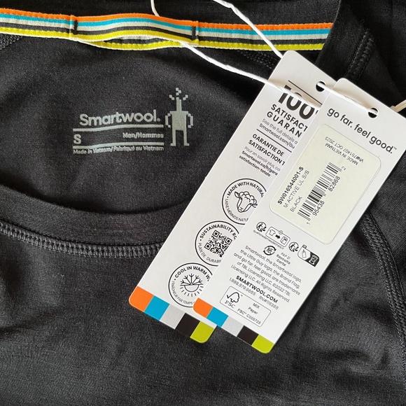 NWT Smartwool Men's Active Ultralite Short Sleeve S - Picture 3 of 4
